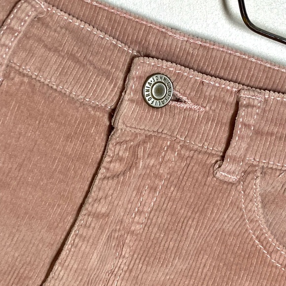 PINK BRANDY MELVILLE CORDUROY MINI SKIRT - Picture 3 of 7